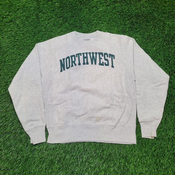 Vintage Champion Reverse Weave Northwest Missouri State Sweatshirt Mens S Crop - Picture 1 of 11